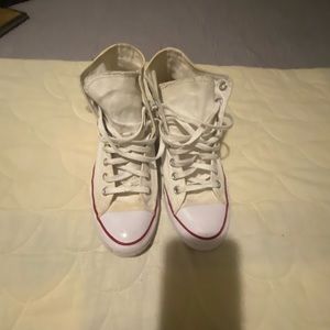 Converse high top white